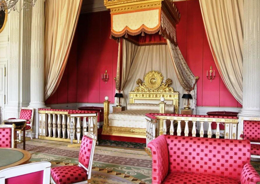 Palace of Versailles, the Grand Trianon Red Room, Versailles France
