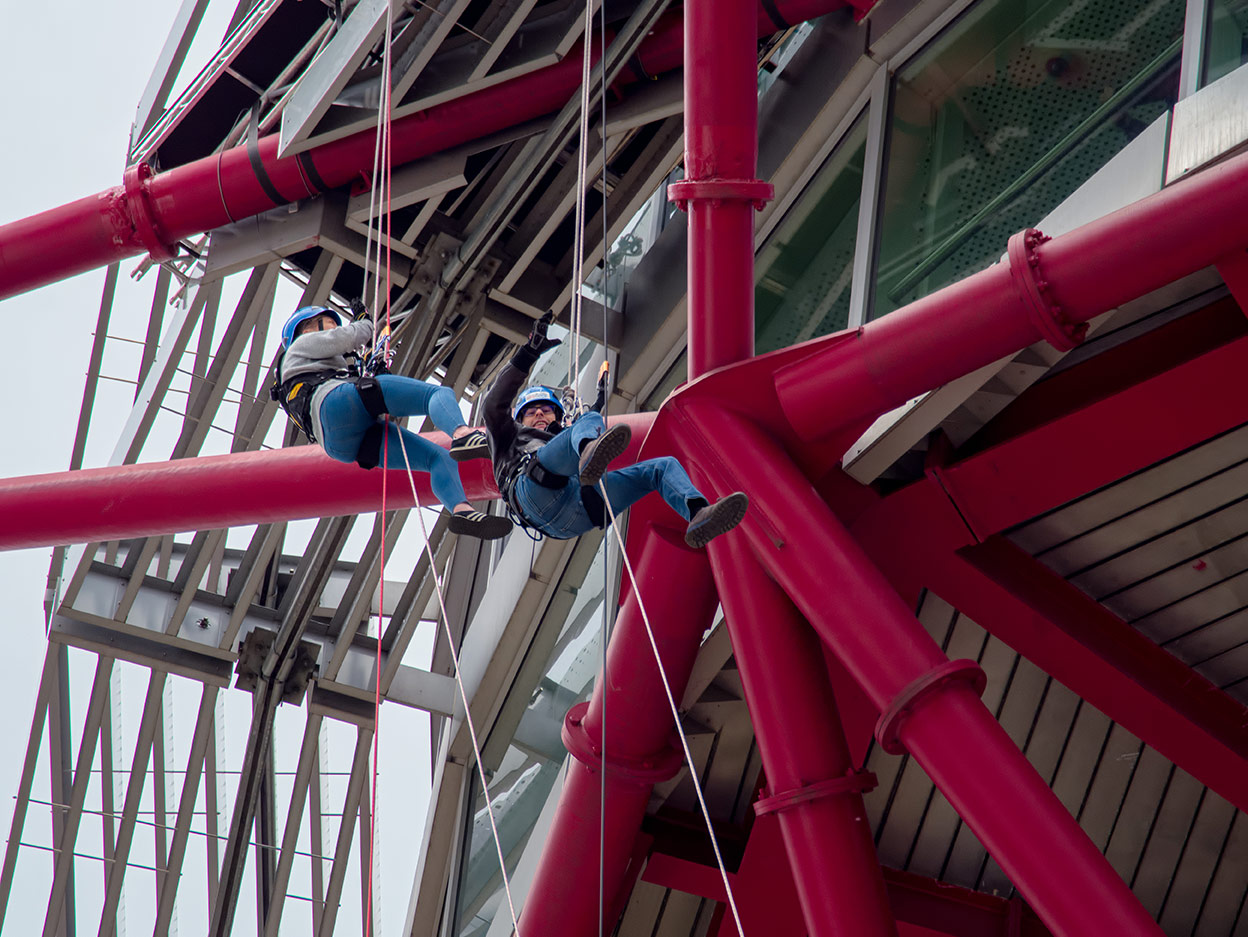 Abseiling London, adrenaline activities Europe