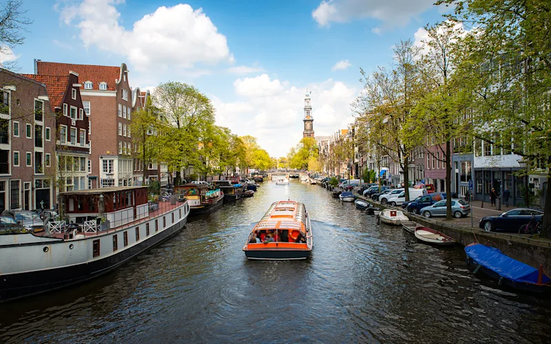 Cruise along the Amsterdam canals