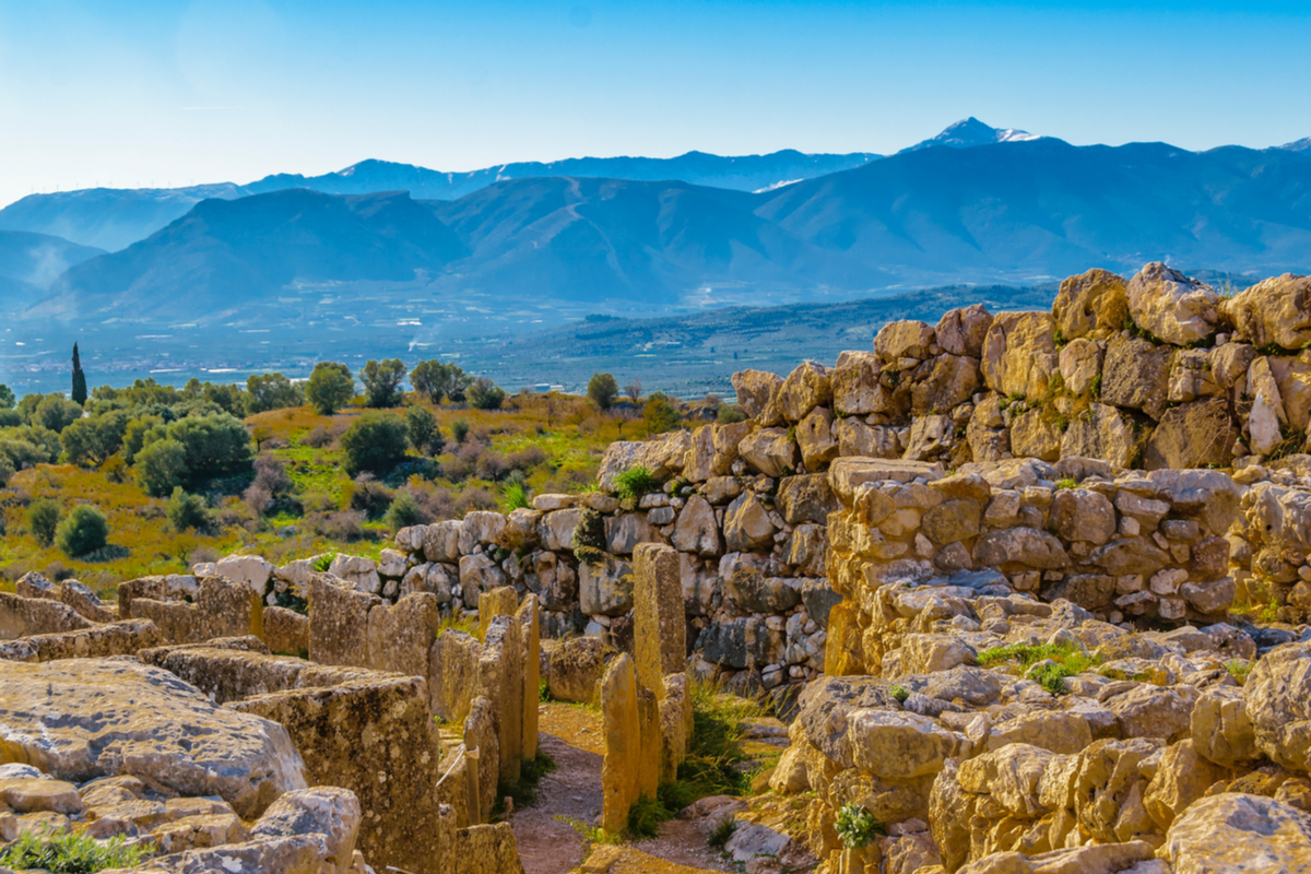 Mycanae, Greece, Greek food