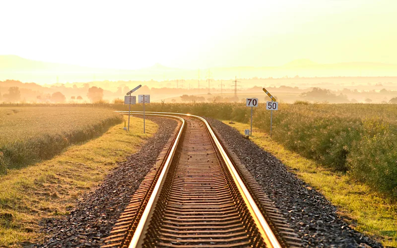 Admire the scenery on a rail journey to Prague