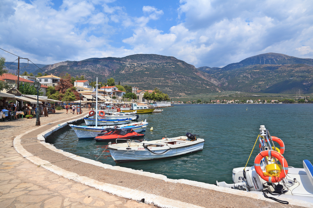 Trizonia, Greece, Greek food