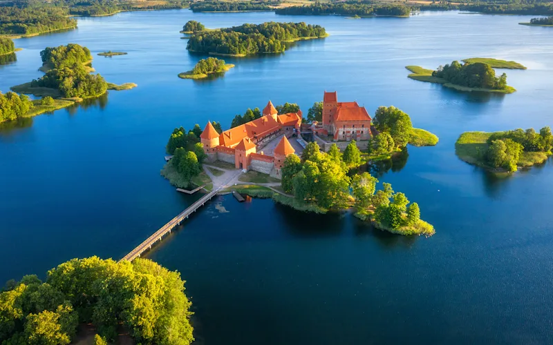 Marvel at the scenery in Trakai National Park