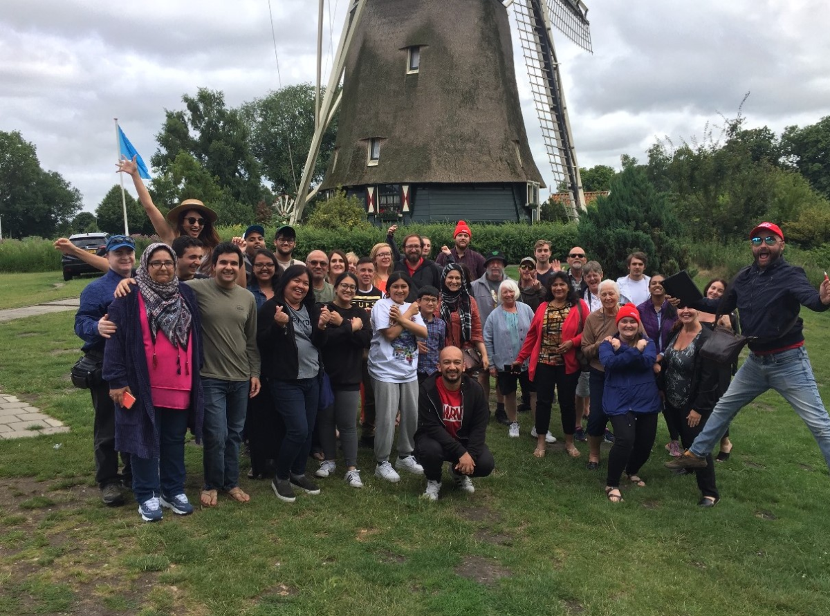 Group tour photo in the Netherlands travel friendships