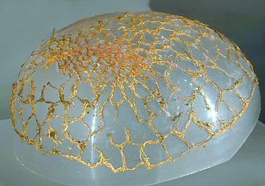 Ancient Roman hairnet woven with gold 
