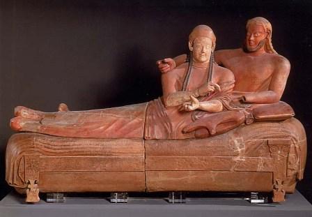 Etruscan Sarcophagus of the Spouses, Louvre Paris