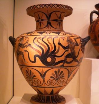 Vase of Hercules slaying the Hydra
